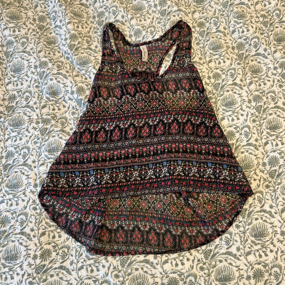 Final Touch Floral Patterned Tank